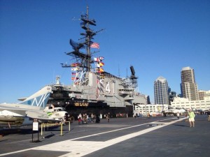 Flugdeck der USS Midway