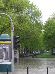 Regen in Warschau